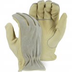 Cowhide Kevlar Sewn Drivers Gloves, Beige, X1