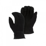 1548BLK Winter Deerskin Drivers Gloves