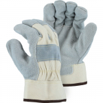 Heavy Duty Leather Palm Cowhide Work Gloves, L