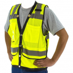 Hi-Viz Heavy Duty Mesh Vest, Yellow, S
