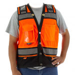 Hi-Viz Heavy Duty Surveyors Vest, L