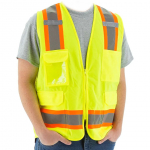 Hi-Viz Surveyors Vest, Two-Tone DOT, S