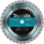 7-1/4" 36T CERMET Tipped Saw Blade, Ferrous Metal