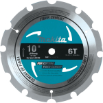 10" 6T PCD Miter Saw Blade Fiber Cement