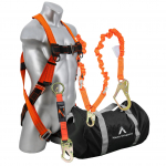 Safety Harness Kit, 6' Double Leg Lanyard