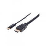 USB-C to HDMI M M 4K Adapter Cable, Black, 2m