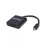 Active Mini-DisplayPort to HDMI M F Adapter, Black