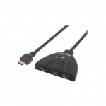 USB Powered 4K@60Hz 3-Port HDMI Switch, Black