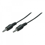 3.5mm M M Audio Cable, Black, 6ft