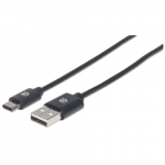 USB 2.0 Type-A Male to Type-C Male 3' Cable
