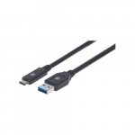 SuperSpeed USB 3.1 Type A to USB Type C M M Cable, 3m