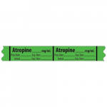 Anticholinergic Agent Label Tape "Atropine _mg/ml"