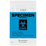Blue 6" x 9" Easy Open Block Color Specimen Bag