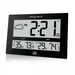 Digital Wall Clock with Temperature and Humidity