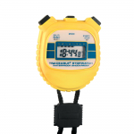 Lab Stopwatch Yellow 2.25"W x 0.56"D x 2.5"H