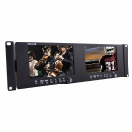 Dual 7" Rackmount Monitor with HDMI