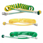 Coiled Hose 15 Feet Oxygen Ohmeda Wall Connect