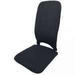 Wedge Tall Back Seat Black