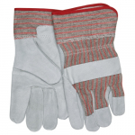 Economy Split Leather Palm Work Gloves, L
