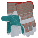 Split Shoulder Leather Double Palm Work Gloves, S