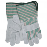 Long Gauntlet Split Leather Palm Work Gloves, L