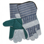 Shoulder Double Leather Palm Gloves, 4.5" PE Cuff, L