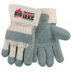 Big Jake Premium A+ Double Palm Safety Cuff Gloves, XL