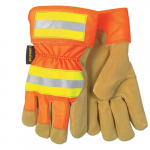 Luminator Grain Pigskin Leather Palm Gloves, XL