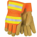 Luminator Leather Palm Work Gloves, Medium