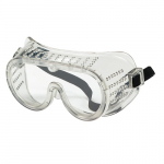 Goggles, Chemical Splash Rubber Strap Clear Af Lens