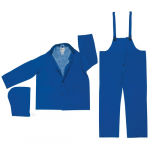 Suit, 3 Pcs, .35mm, Pvc/Poly, Blue, 2X-Large