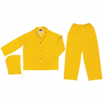Suit, 3 Pcs, .35mm, Pvc/Poly, Yellow, 2X-Large