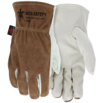 Leather Drivers Work Gloves, Large