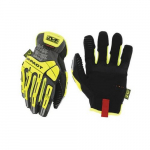 Yellow Elastic Cuff Mechanics Gloves, Large