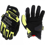 Heavy-Duty Impact Gloves, Yellow, Large