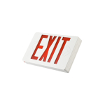 LED Exit Sign Red Universal J-Box Mounting
