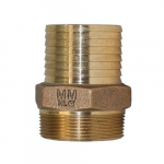 2" Light Duty No-Lead Bronze Male Adapter with Hex