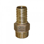 3/4" Light Duty No-Lead Bronze Adapter with Hex