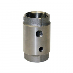 1-1/4" Stainless Steel Check Valve with Double Tap
