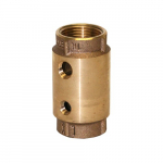 1-1/4" No-Lead Bronze Check Valve with Double Tap