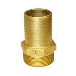 1-1/2" Brass Male Adapter with Hex