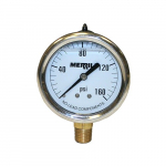 0-160 PSI No-Lead Stainless Case Pressure Gauge