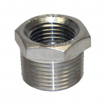 3/4" x 1/2" Stainless Steel Hex Bushing
