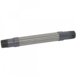 1" x 12" MPT Metal Hose with CS Fittings