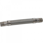 1-1/2"x 12" MPT Metal Hose with SS Fittings