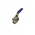 1" FPT 3-Way Ball Valve with Handle