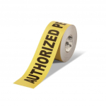 2" Wide Authorized Personnel Only Floor Tape