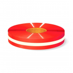 2" Red with Glowing Center Line Floor Tape