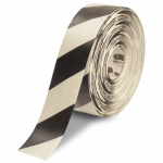 3" White Tape with Black Chevrons, 100'