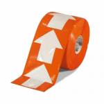 4 x 4" Wide Solid Tape, Orange 280 Arrow